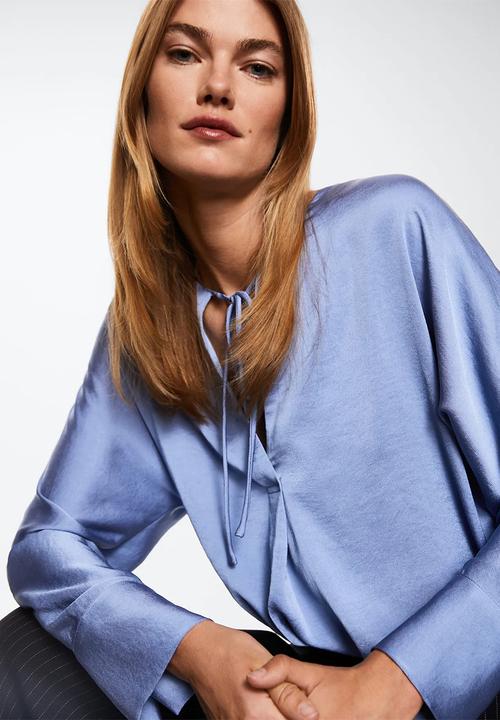 MANGO - Blouse olivia - medium blue