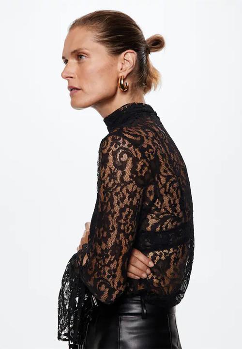 MANGO - Blouse monaco - black