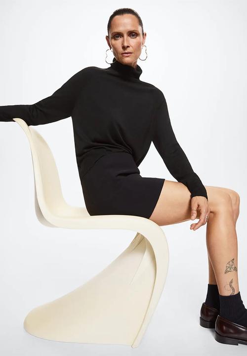 MANGO - Sweater lucasc - black