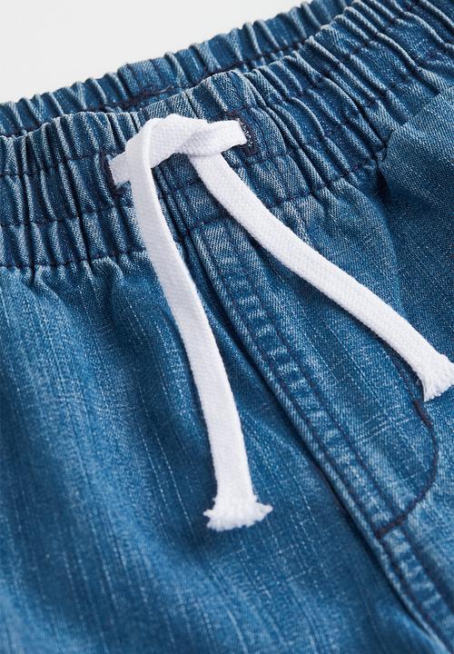 H&M - Denim joggers - denim blue
