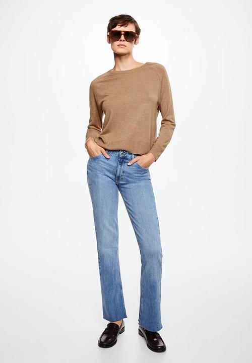 MANGO - Sweater lucca3 - medium brown