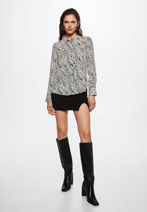MANGO - Shirt storm - natural