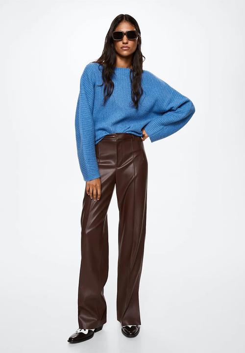 MANGO - Sweater coralina - medium blue