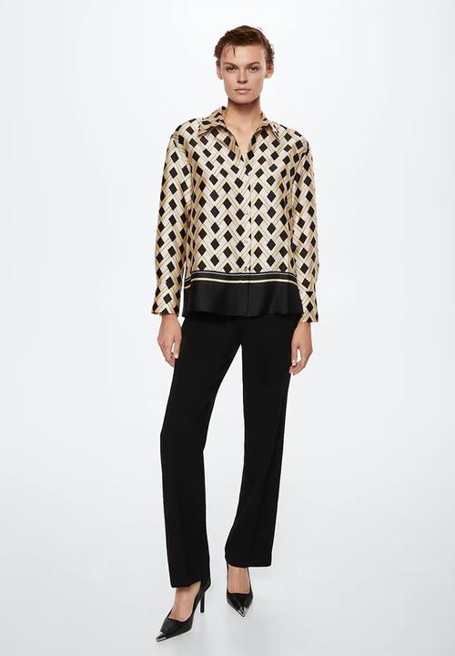 MANGO - Shirt nieves co-ord - yellow