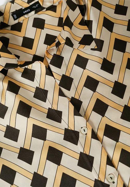 MANGO - Shirt nieves co-ord - yellow