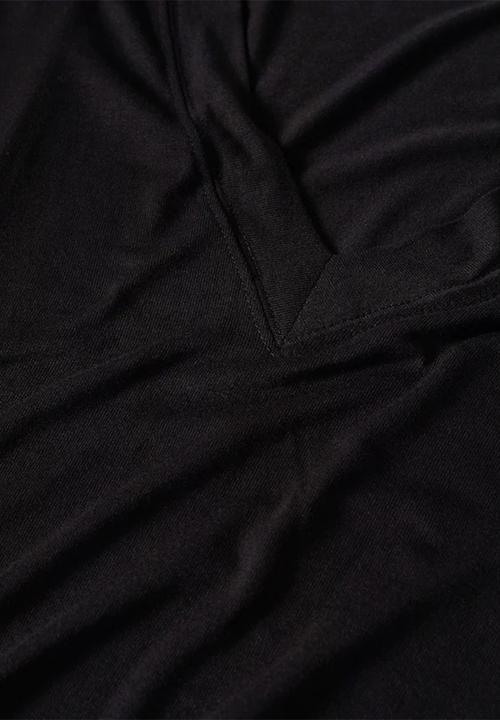 MANGO - T-shirt secondpi - black