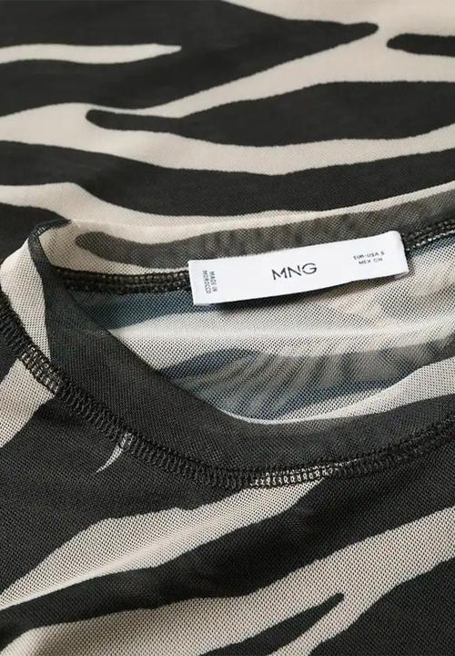MANGO - T-shirt nanu - light beige