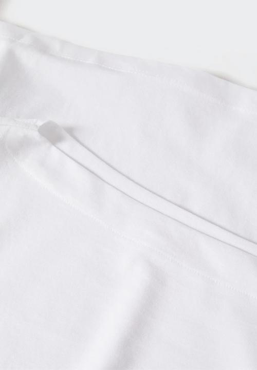 MANGO - T-shirt saco - white