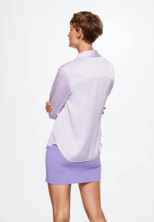 MANGO - Shirt ideale - light pastel purple