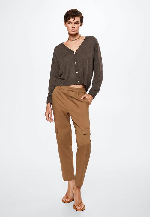 MANGO - Cardigan luca - medium brown