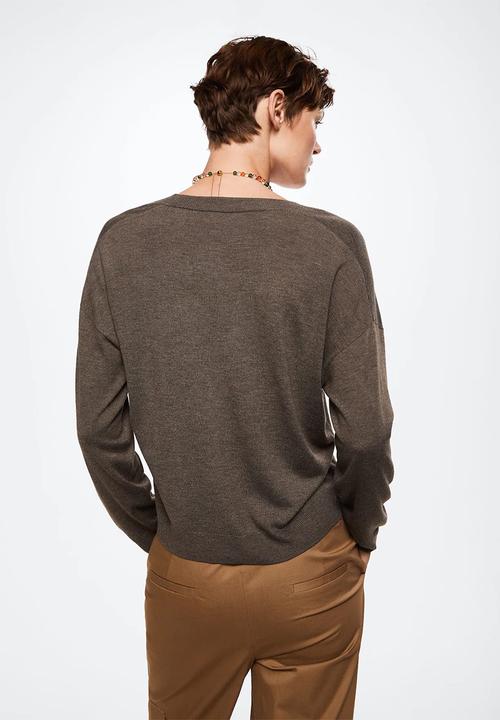 MANGO - Cardigan luca - medium brown
