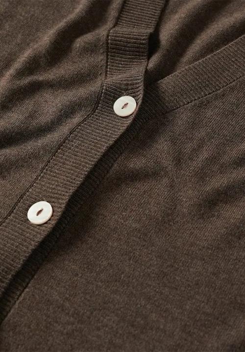 MANGO - Cardigan luca - medium brown