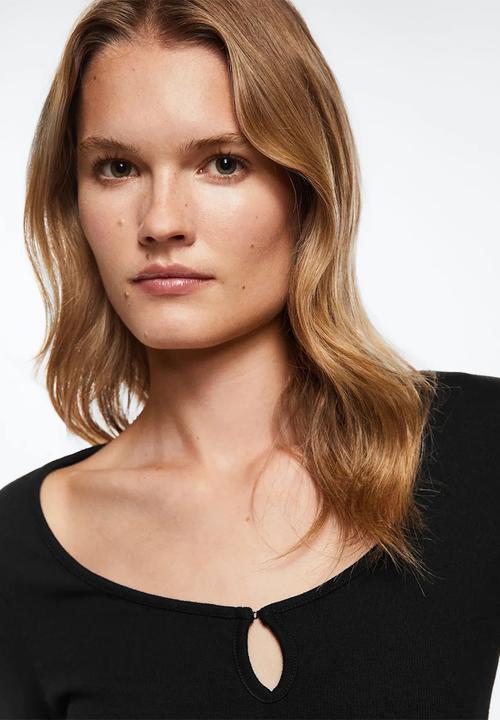 MANGO - T-shirt hook - black
