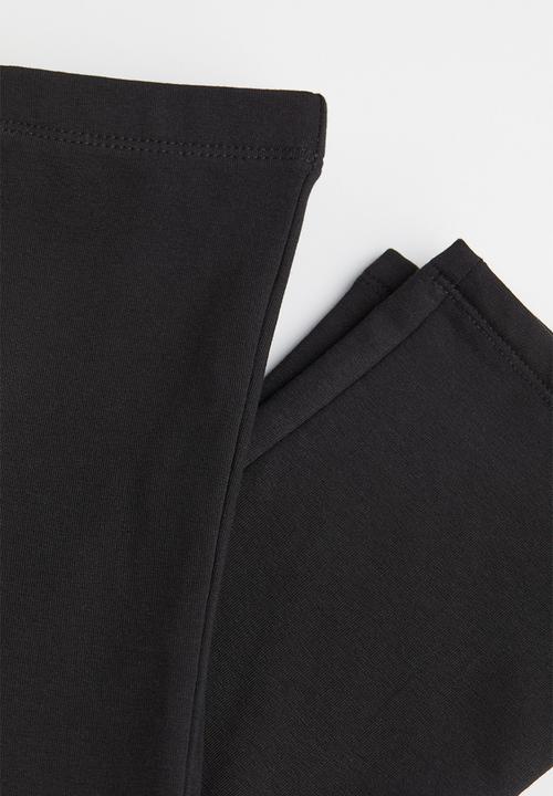 H&M - Flared leggings - black