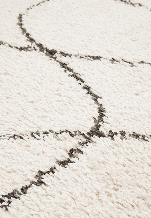 Fotakis - Gipsy shaggy rug - swirls cream