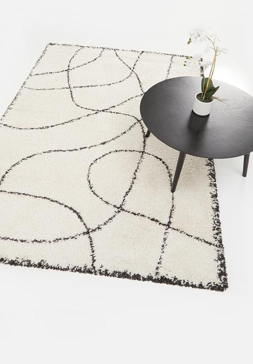 Fotakis - Gipsy shaggy rug - swirls cream