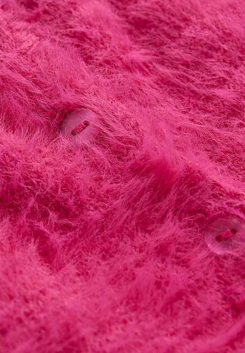 H&M - Fluffy cardigan - cerise