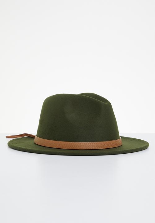 edit - Shelby fedora - khaki