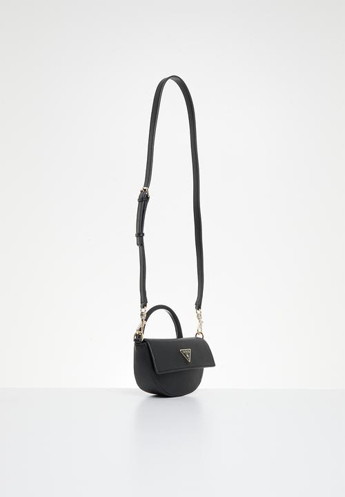 GUESS - Eco ivy mini top handle flap - black