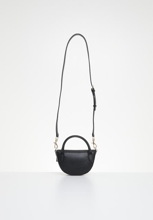 GUESS - Eco ivy mini top handle flap - black