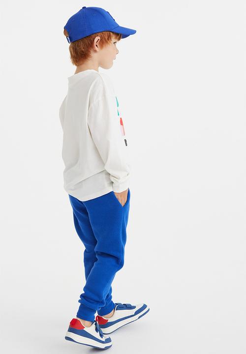 H&M - Brushed-inside joggers - cobalt blue