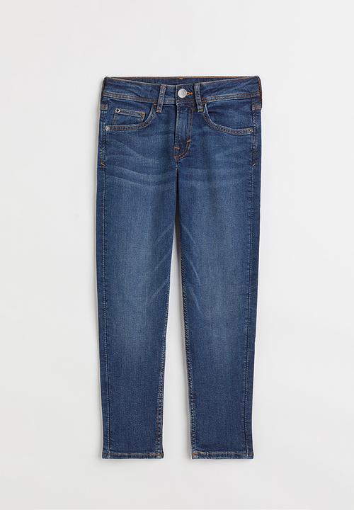 H&M - Relaxed tapered fit jeans - dark denim blue