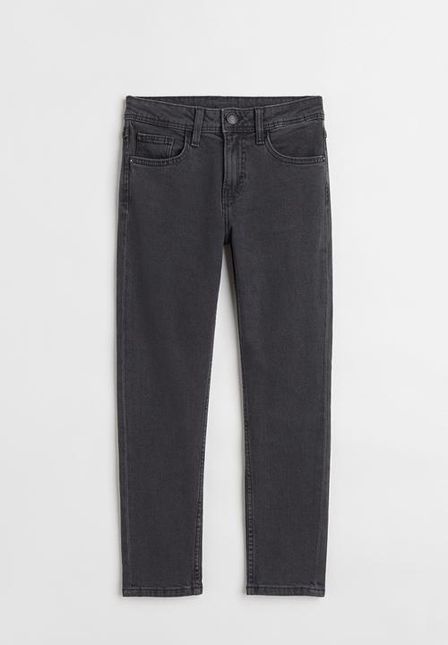 H&M - Relaxed tapered fit jeans - dark grey