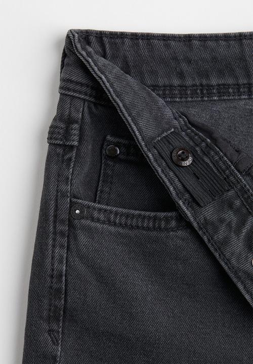 H&M - Relaxed tapered fit jeans - dark grey