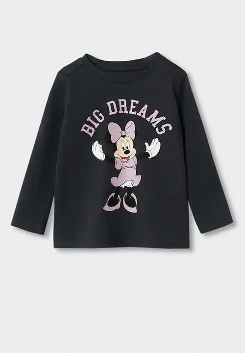 MANGO - T-shirt  mdreamsb - charcoal