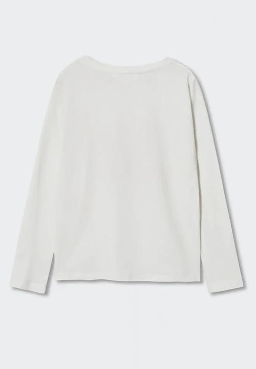 MANGO - T-shirt sheldon - white