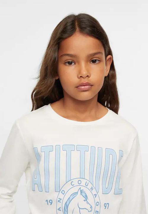 MANGO - T-shirt sheldon - natural