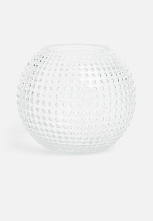 H&S - Ball vase - clear