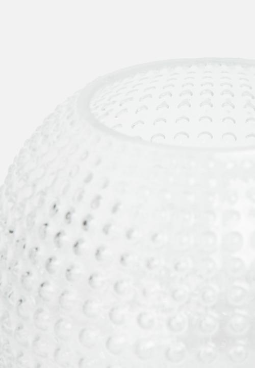 H&S - Ball vase - clear