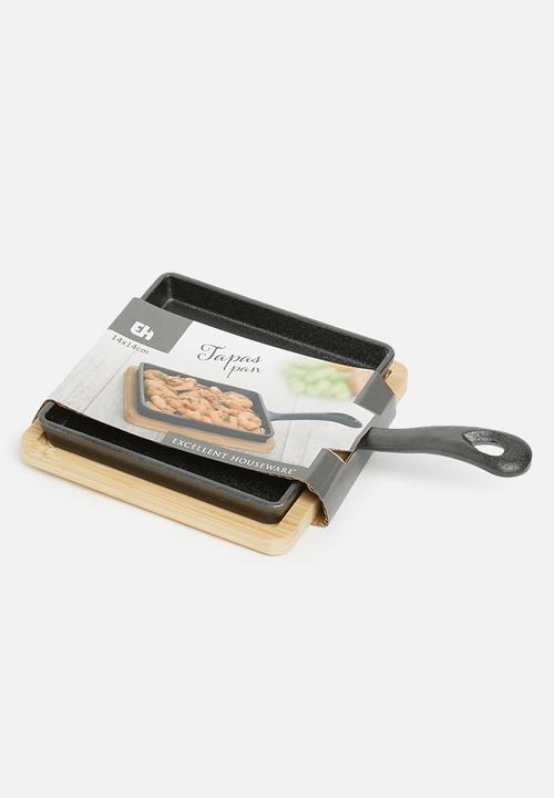 Excellent Houseware - Square tapas dish- cast iron