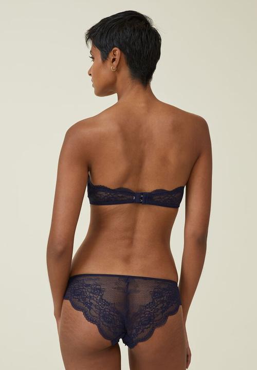 Cotton On - Nala lace bikini brief - french navy