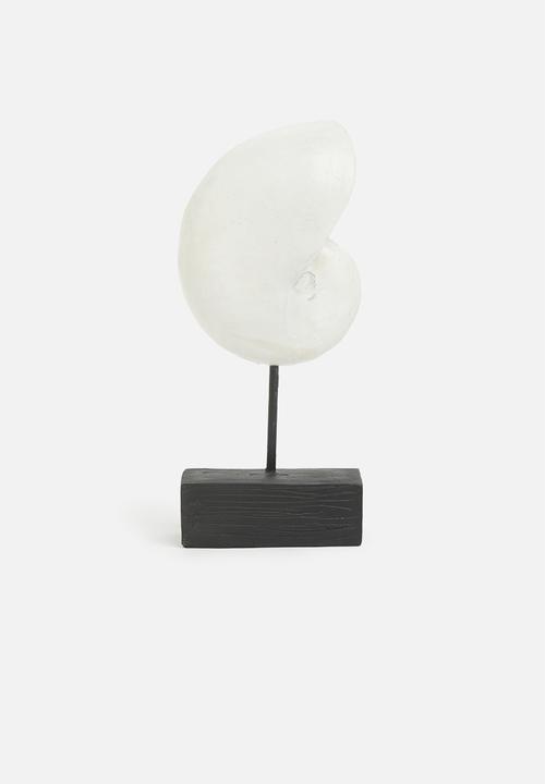 H&S - Spiral shell stand  - white