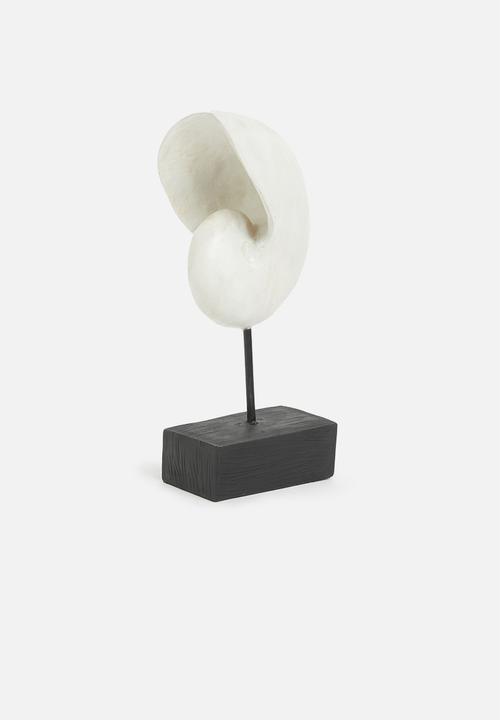 H&S - Spiral shell stand  - white