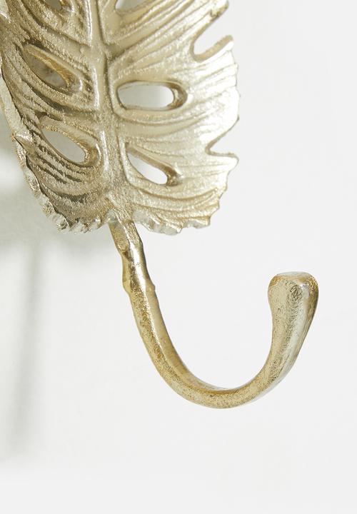 H&S - Monstera leaf hook - gold