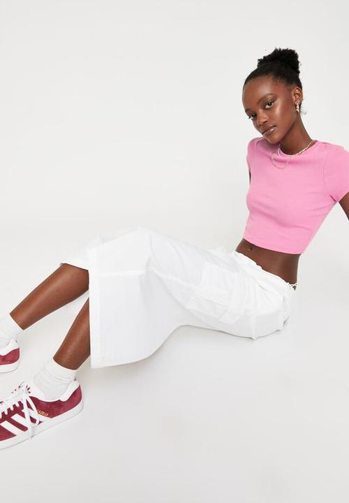 Supré  - Alissa fitted crew top - bubblegum