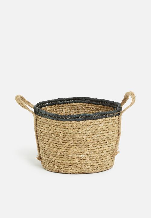 Storage Solutions - Straw basket-  natural