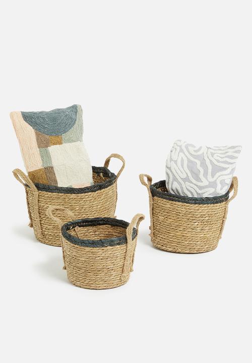 Storage Solutions - Straw basket-  natural