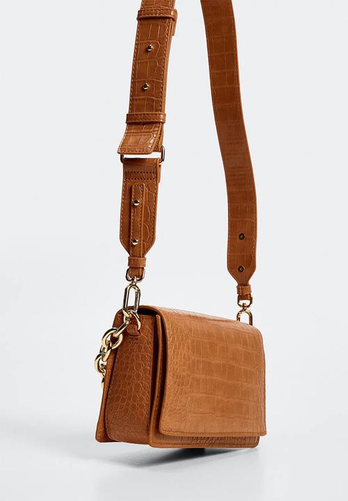 MANGO - Bag maca - brown 