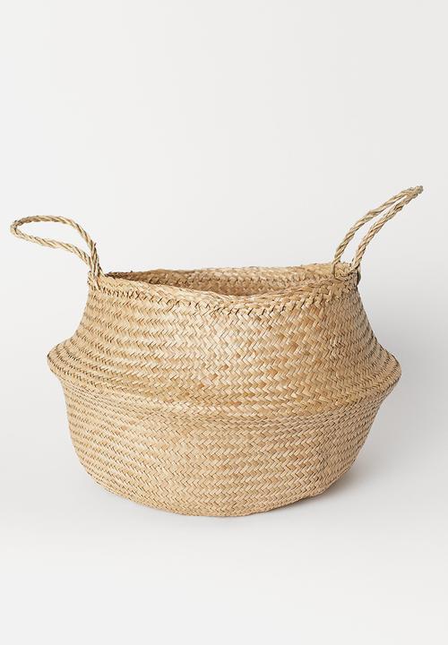 H&M - Large folding basket - beige