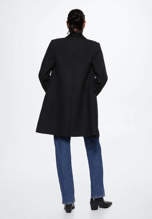 MANGO - Coat dali - black
