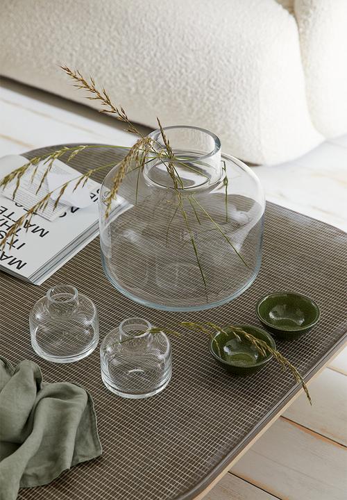 H&M - Large glass vase - transparent