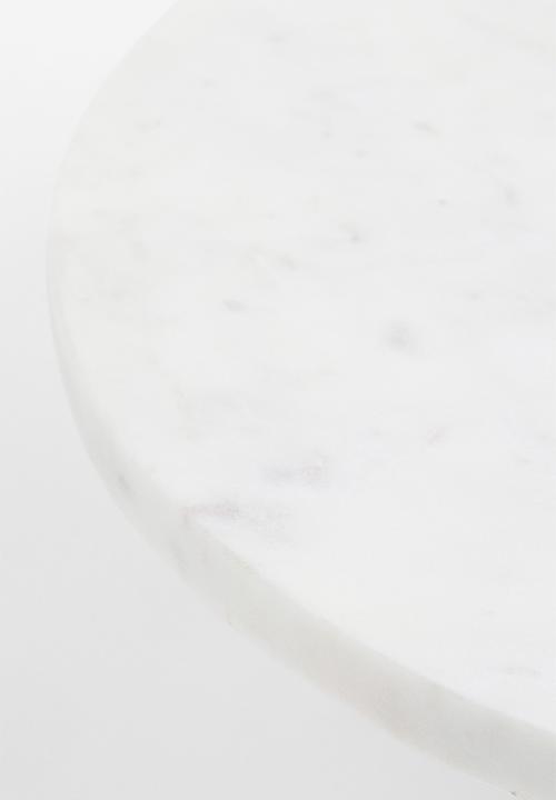 H&M - Marble cake stand - white