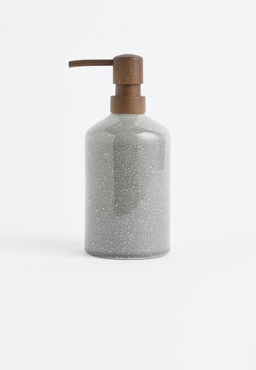 H&M - Stoneware soap dispenser - grey/multi