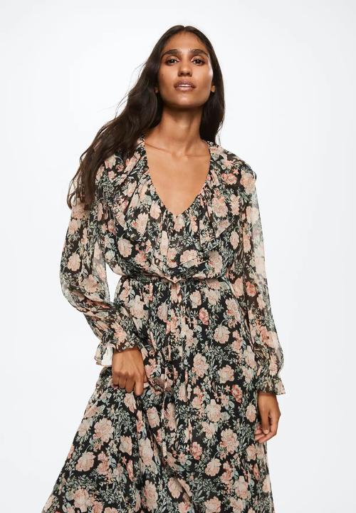 MANGO - Dress moka - pink