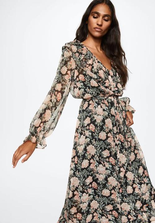 MANGO - Dress moka - pink
