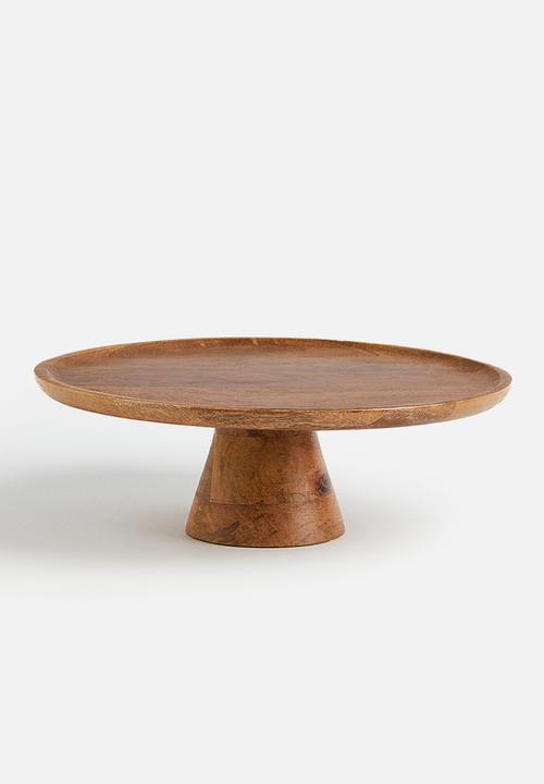 H&M - Mango wood cake stand - brownDNU